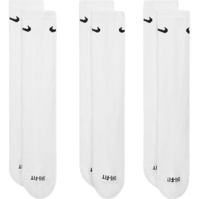 Nike Everyday Plus Cush Crew, Strumpor - VIT (M)