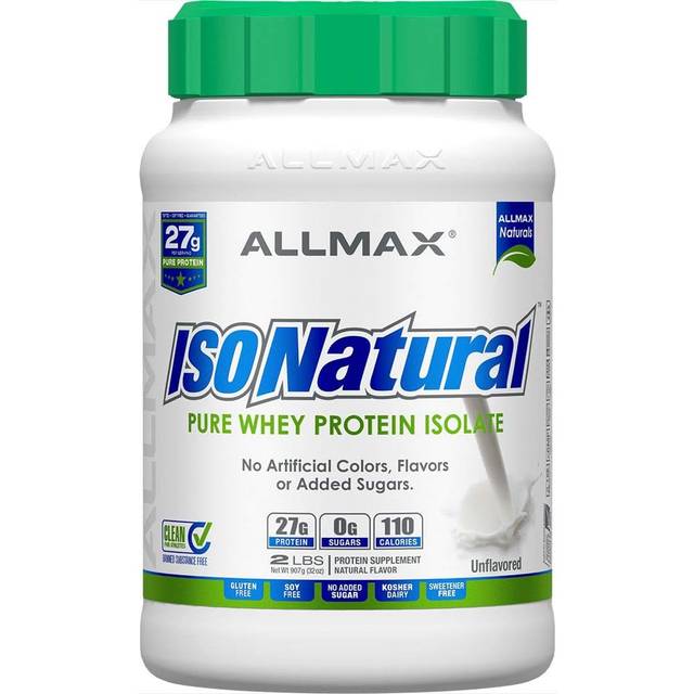 ALLMAX  ISONatural™  Whey Protein Isolate  Unflavored  2 lbs (907 g)