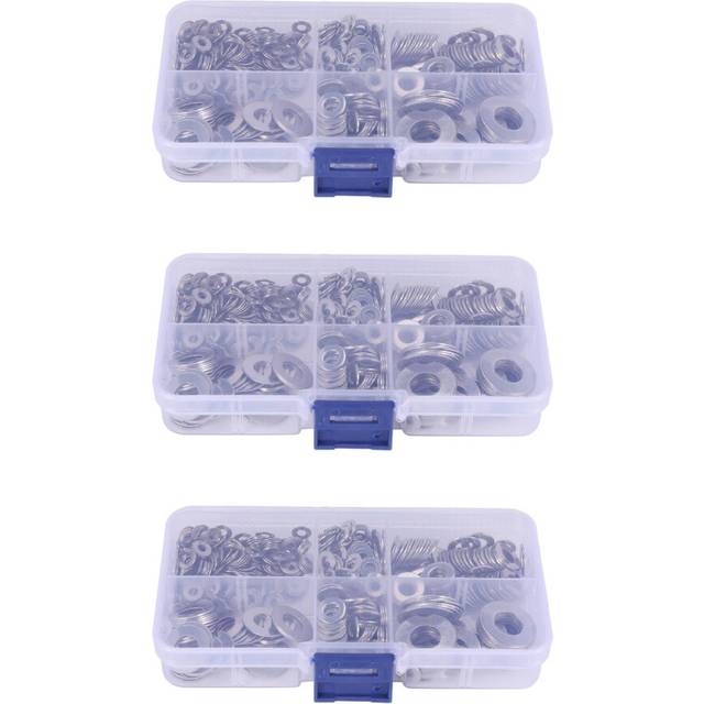 1980 Pcs M3 M6 M8 M10 Washer Spacers Stainless Steel Flat Washer Plain Gasket Spacers Kit Screw Bolt Fastener