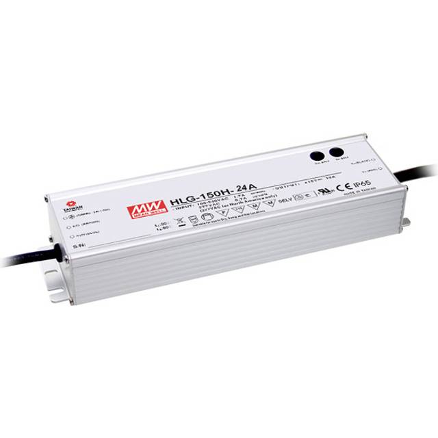 Mean Well HLG-150H-12A 100W 12V DC LED Driver IP67
