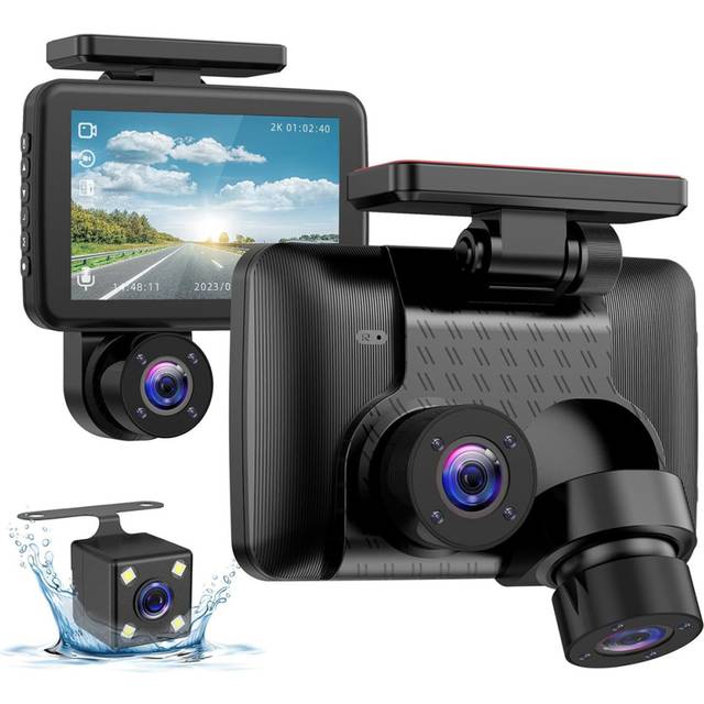Dash Camera for Cars 1080P Cam Front and Rear Inside,Night Vision