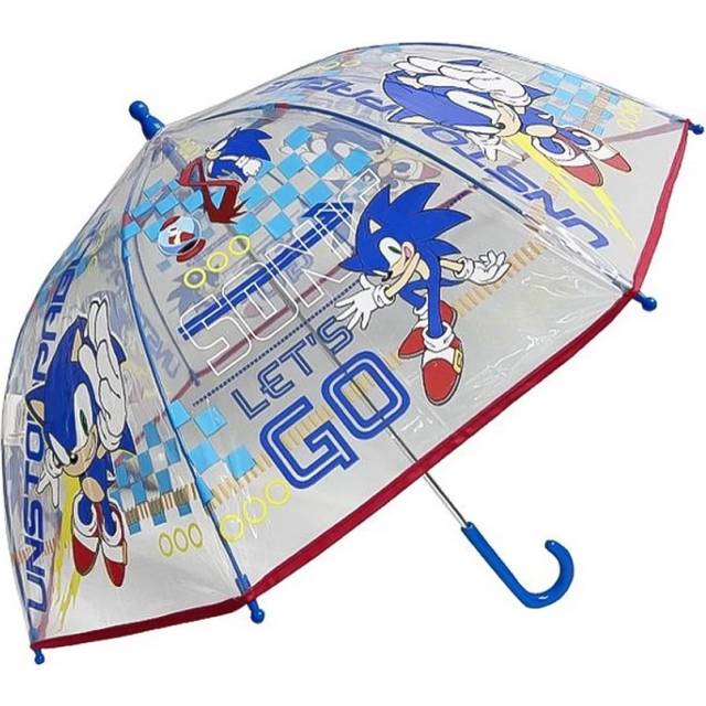 Barnparaply Sonic Transparent Kupol 70cm