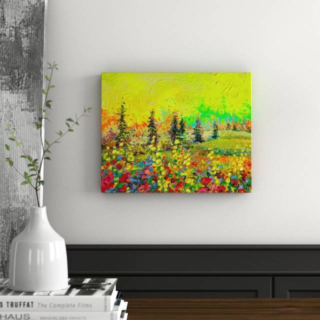 &#39;Above the Tree Line&#39; by Iris Scott Acrylic Painting Print on Wrapped Canvas (30.48cm H x 38.1cm W)