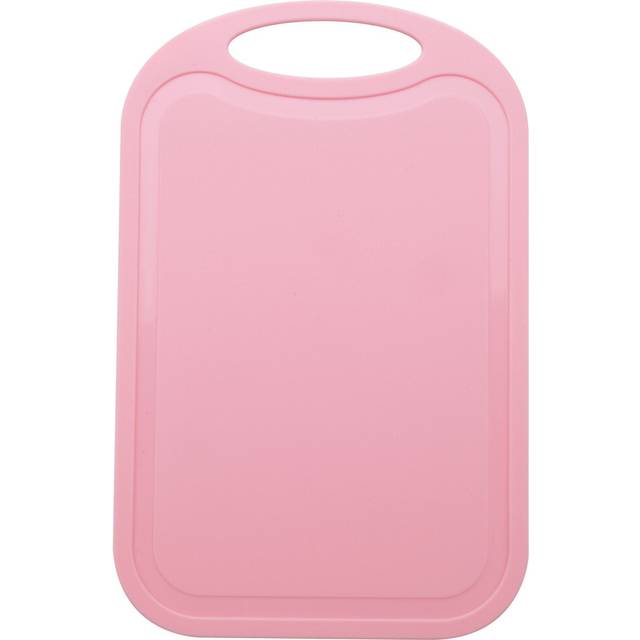 Plastic Chopping Block Meat Vegetable Cutting Board Non- Anti Overflow With Hang Hole Chopping Board Pink