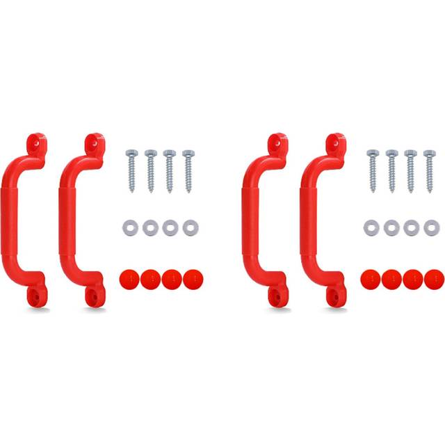 2 Pair Children Playground Nonslip Handle Mounting Hardware Kits Climbing Frame Stair Handrail Swing Outdoor Sports Toy