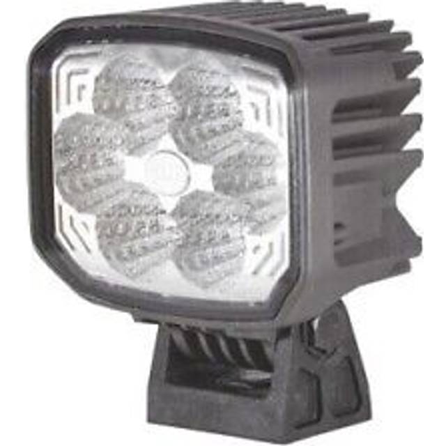 HELLA LED Arbetsstrålkastare - Power Beam 1800 Compact - 12V / 24V - 1850lm - påbyggd/skruvad - svängbar monteringsbygel - Fjärrbelysning - Kontaktutförande: DEUTSCH kontakt - 1GA 996 488-011