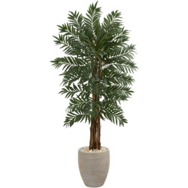 5 Parlor Artificial Palm Tree in Decorative  Planter