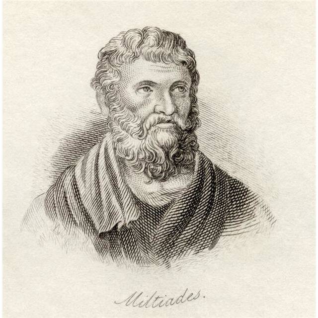Miltiades The Younger C. 550 Bc489 Bc Greek Military Commander & General Poster Print, Large - 24 x 24
