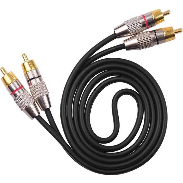 (10M) 2RCA to 2RCA Male Plug Stereo Audio Video Cable for Karaoke DVD Speaker Amplifiers