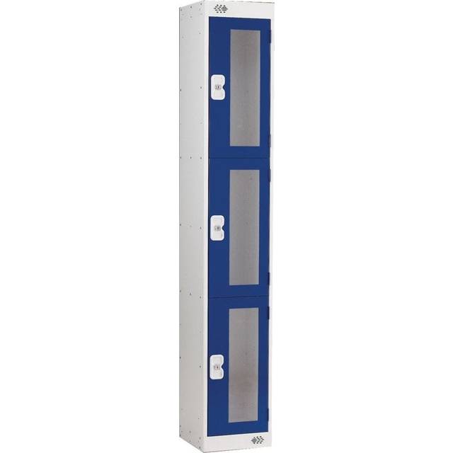 Matlock Insight Locker 3 Compartments 1800 x 300 x 300 - Red - red