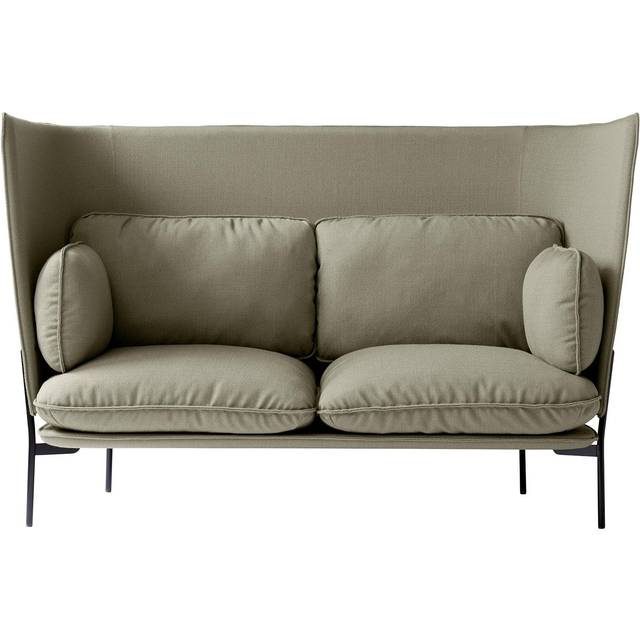 &Tradition - Cloud LN6 Sofa with High Back - beige/Kvadrat Fiord 951/BxHxT 180x115x90cm/Füße schwarz (115.0 x 90.0 x 180.0cm)