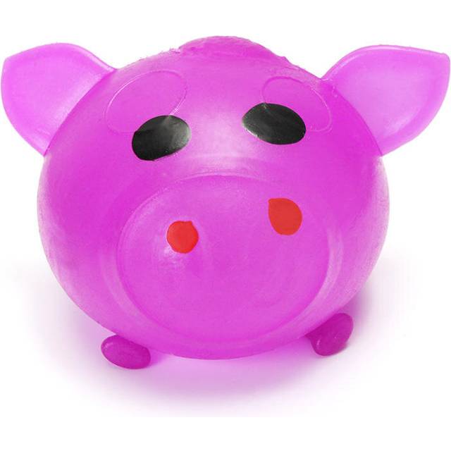 10PCS Stress Relief Jelly Pig Soft Rubber Water Ball Stress Reliever Random Color