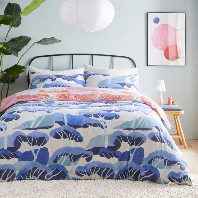 furn. D'Azure Super King Multicolour Abstract Duvet Cover Set