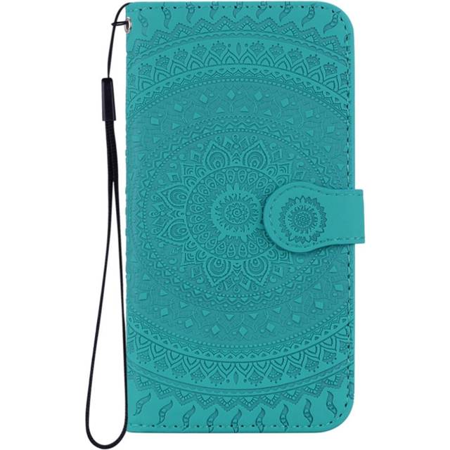 For Galaxy S10 Pressed Printing Pattern Horizontal Flip PU Leather Case with Holder & Card Slots & Wallet & & Lanyard(Grass Green)