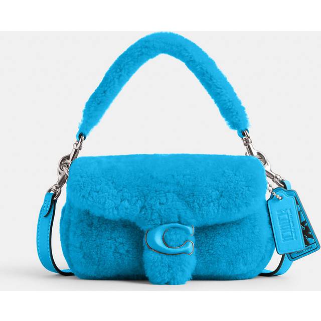 Coach Tabby 18 Lil Nas X Edition Shoulder Bag - Blue (Size 7.7cm x 12cm x 5.7cm)