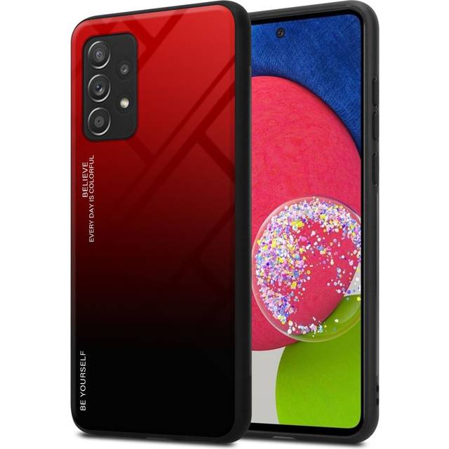 (Black) Cadorabo Case for Samsung Galaxy A52 (4G / 5G) / A52s Cover Protection TPU Silicone Gel Back case