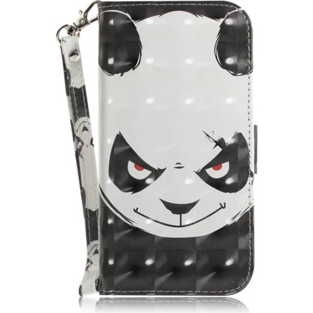 3D Colored Drawing Angry Bear Pattern Horizontal Flip Leather Case for Huawei P Smart Z / Y9 Prime 2019 , with Holder & Card Slots & Wallet