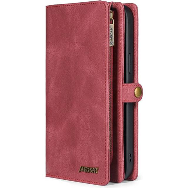 C28 Red Smartphone Protective Diagonal Wallet Cover for iPhone 14 6.1 inch