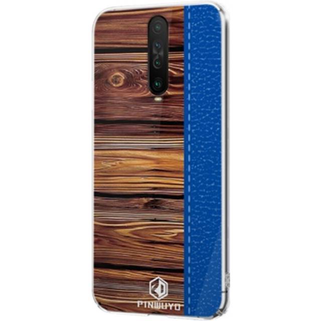 2PC For  Xiaomi RedMi K30 Pindun Series Slim 3D Call Flashing PC All-inclusive Waterproof Shockproof Protection Case(Blue)