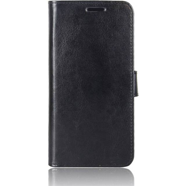 R64 Texture Single Fold Horizontal Flip Leather Case for Xiaomi Redmi Note 7, with Holder & Wallet & Card Slots & Photo Frame (Black)