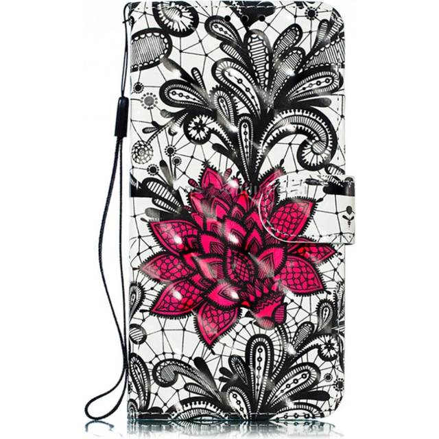 3D Lace Flower Pattern Horizontal Flip PU Leather Case for Galaxy S10, with Holder & Card Slots & Wallet & Photo Frame