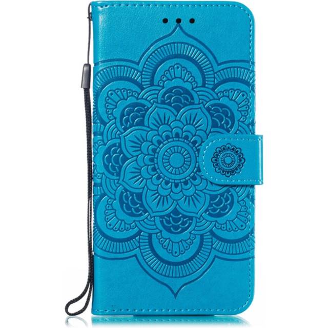 Mandala Embossing Pattern Horizontal Flip Leather Case for Huawei Y9 Prime(2019) / P Smart Z, with Holder & Card Slots & Wallet & Photo Frame &  Lanya