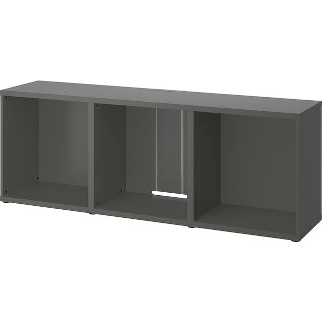 BESTÅ tv-bänk, mörkgrå, 180x40x64 cm