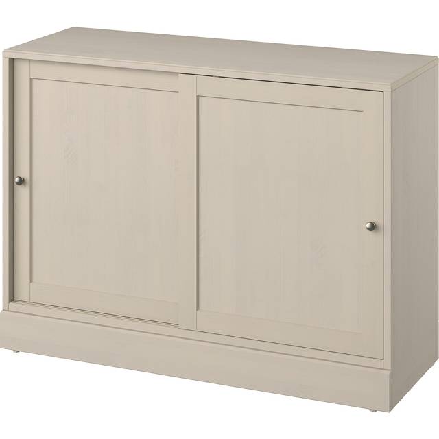 HAVSTA sideboard grunddel, gråbeige, 121x47x89 cm