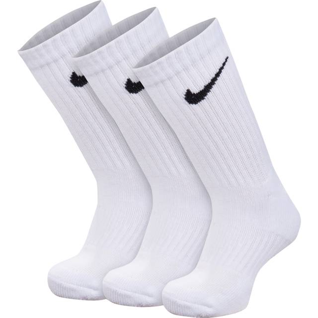 Nike Strumpor - Dämpad - Dri-Fit - 6-pack - Vit - Nike - 23,5/27 - Strumpor
