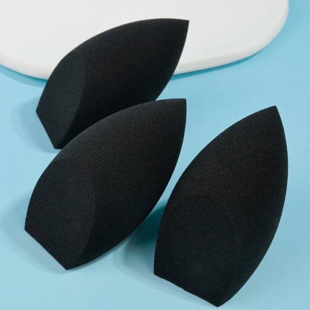 Q 3pcs Reusable Dry/Wet Makeup Sponge Set, Soft Cosmetic Makeup Blender Applicator For Powder, Liquid, Setting Makeup, Suitable For Both Men And Women,