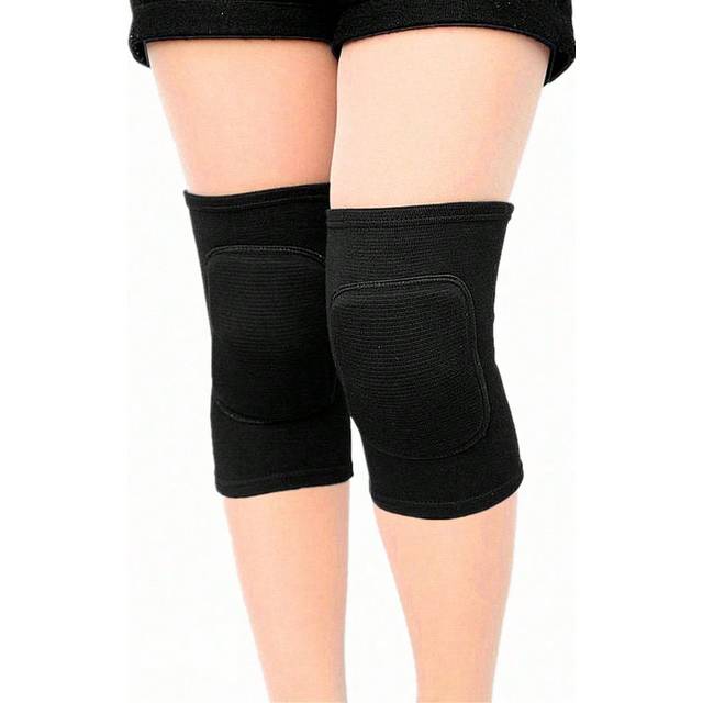 SHEIN 1pair Black S/M/L Volleyball Knee Pads For Dancers, Soft Breathable Knee Pads For Men Women Knees Protective, Knee Brace For Volleyball Football Dance