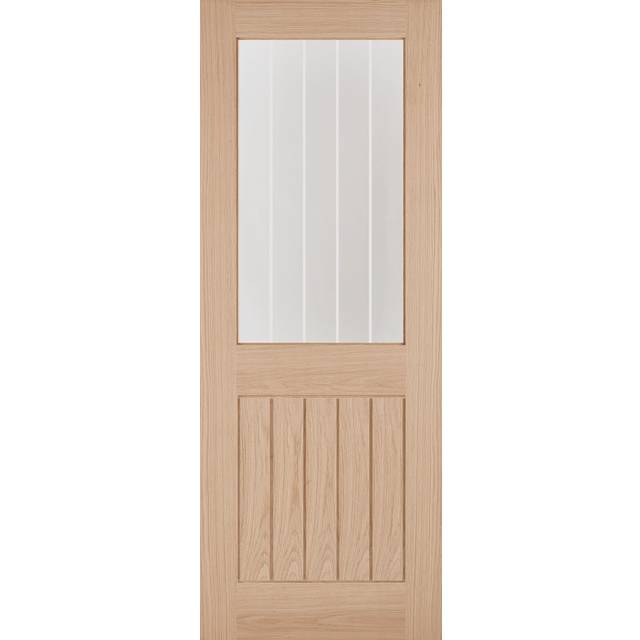 LPD Oak Belize 1L - Prefinished Internal Door (Size: 2040 x 826mm, Thickness: 40mm)