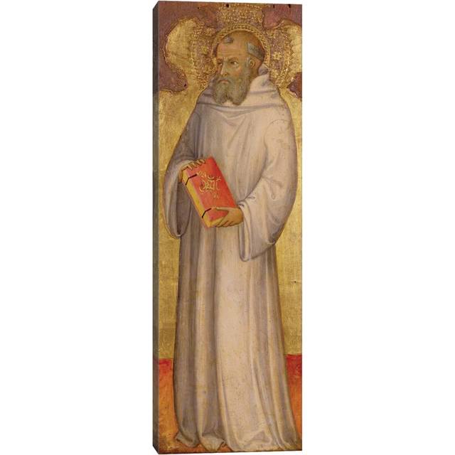 St. Benedict, Founder of Oldest Order by Andrea Di Bartolo - Wrapped Canvas Painting (121.92cm H x 40.64cm W x 3.81cm D)