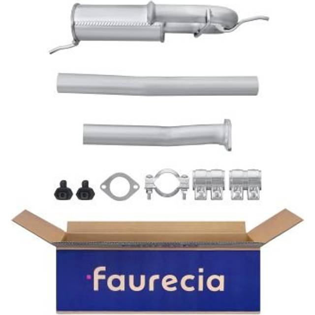HELLA 8LC 366 025-511 Mittenljuddämpare Easy2Fit – PARTNERED with Faurecia med monteringsdelar