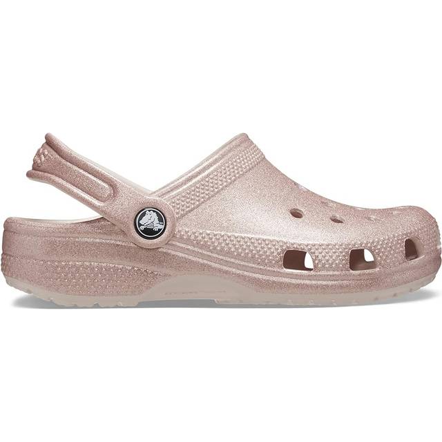 Crocs Classic Glitter Clog Infants | Slip On Shoes  | Quartz  | UK Size 4