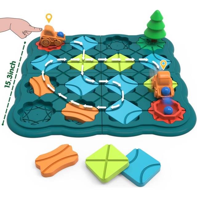 Board game - puzzle game for boys and girls aged 3-7, suitable for preschool classroom learning, education, Christmas gifts