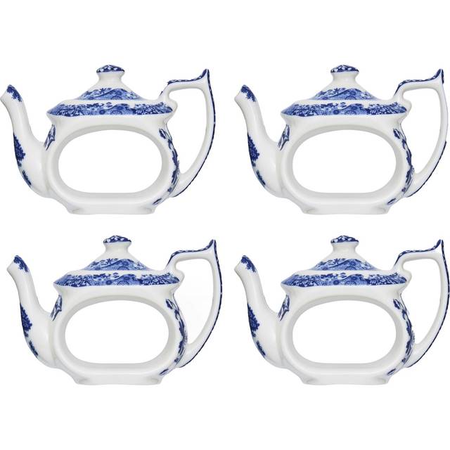 Spode - Blue Italian Servettringar 4-pack - Multi