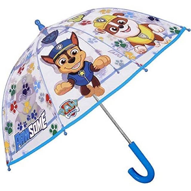 Transparent Paw Patrol Umbrella for Children Blue Stick Umbrella for Boys -