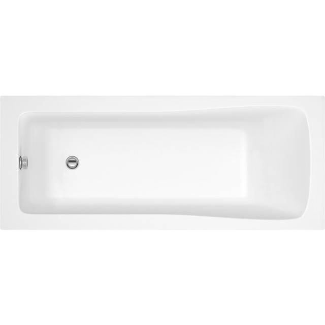 Nuie - Linton Single Ended Rectangular Bath 1400mm x 700mm - Acrylic (inc Leg Set)