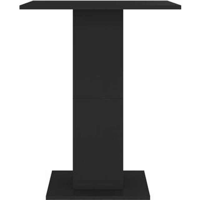 vidaXL Bistro Table Black Engineered Wood Bar Table Pub Table Patio Furniture