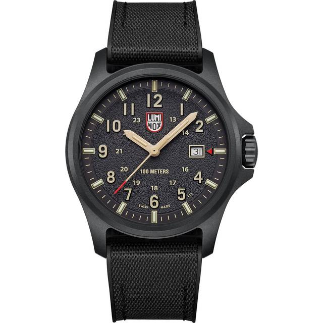 Luminox Atacama Field Rubber Strap Black Dial Quartz XL.1970.SET 100M Men's Watch With Extra Strap black