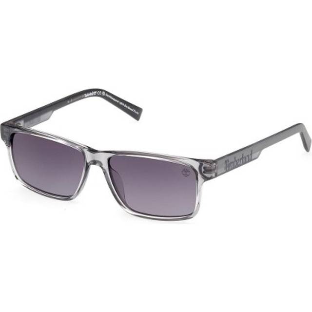 Timberland Unisex TB00015 20B Sunglasses Injected Grey Smoke Squared Normal