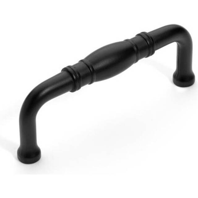 Dynasty Hardware P-80290-FB Super Saver Barrel Cabinet Pull, Flat Black