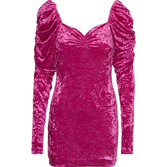 ROTATE BIRGER CHRISTENSEN Velvet Puff Mini Dress |Rosa |40