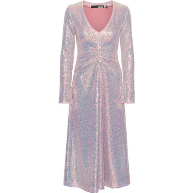ROTATE BIRGER CHRISTENSEN Sequin Midi Dress |Rosa |38 x 125