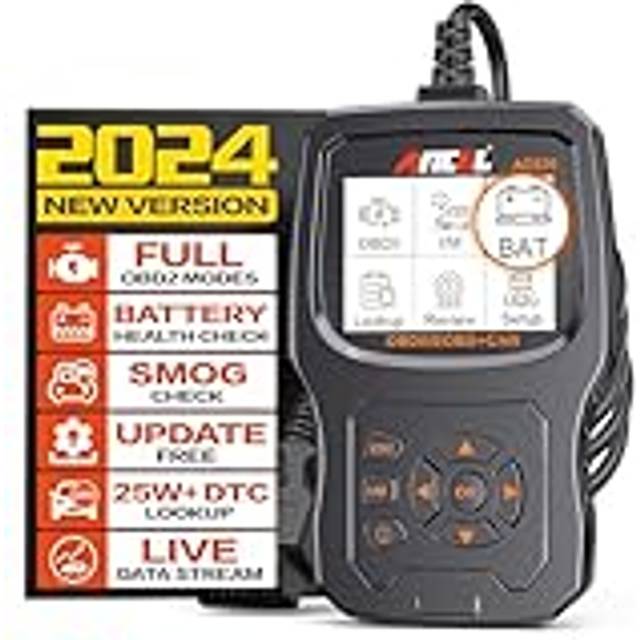 ANCEL AD530 fordons-OBD2-skanner Bilkodsläsare Diagnostiskt skanningsverktyg med förbättrad koddefinition och uppgraderad grafikbatteristatus