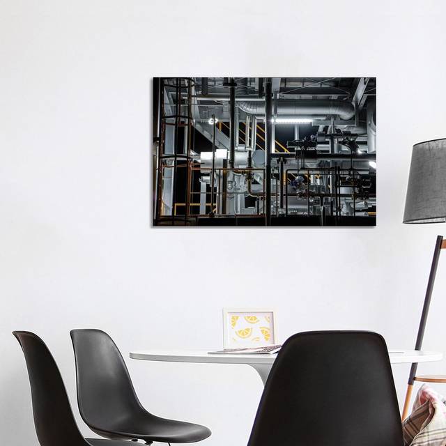 Plumbing by Tomoshi Hara - Wrapped Canvas Art Prints (101.6 cm H x 66.04 cm W x 1.91 cm D)