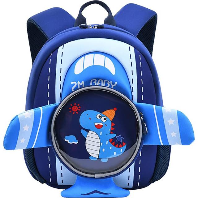 Kids Backpack Plane Backpack, Children Toddler Small Schoolbag Cute Mini Airplane Book Bag for Boys Girls Baby Light Blue Small