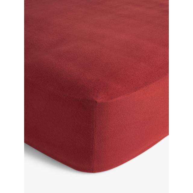 John Lewis Warm & Cosy Brushed Cotton Deep Fitted Sheet