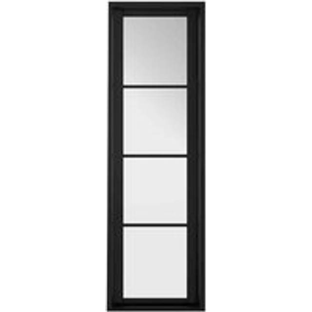 LPD Soho W8 Demi Panel Black Internal Door